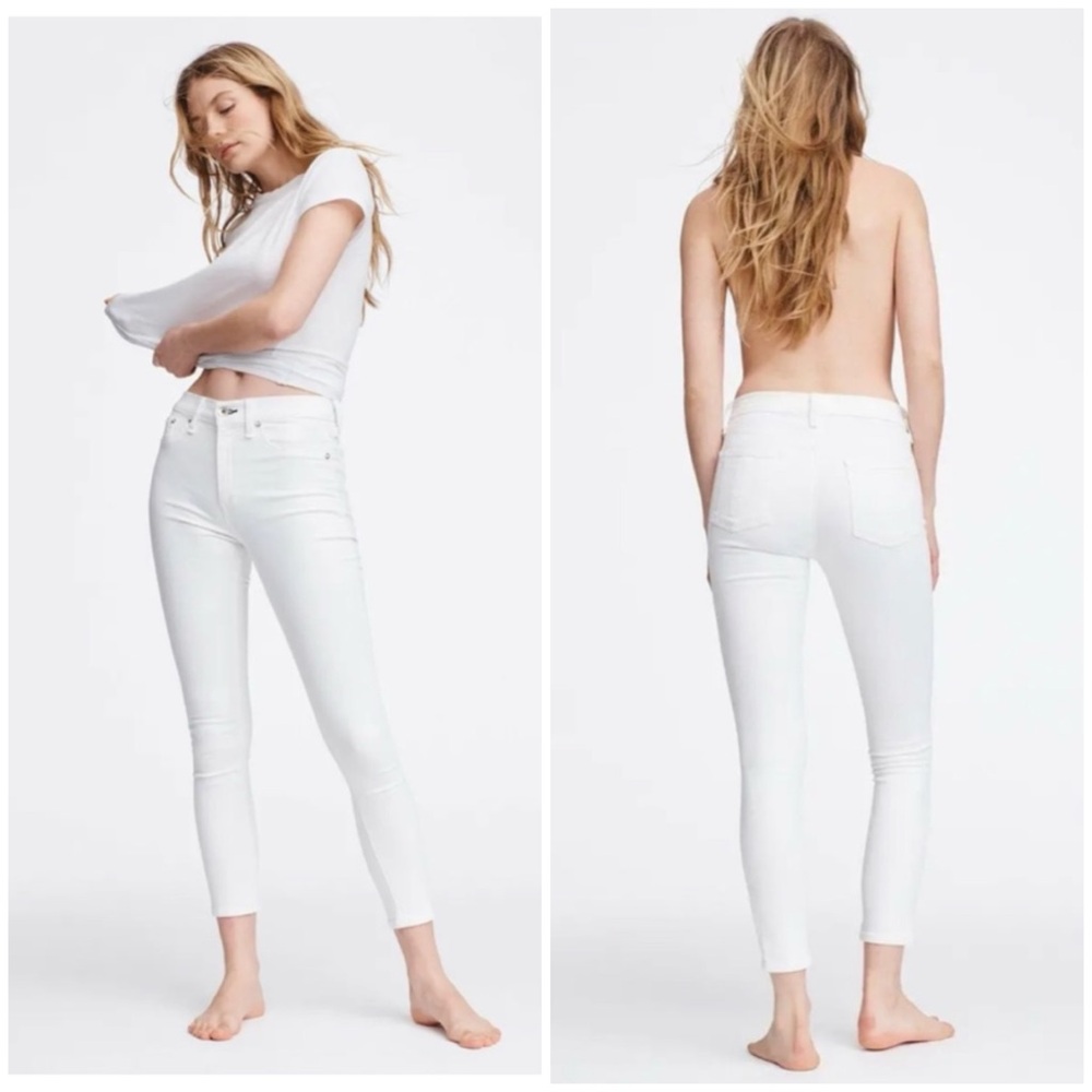 Rag‎ & Bone Aged White Jeans Size 27